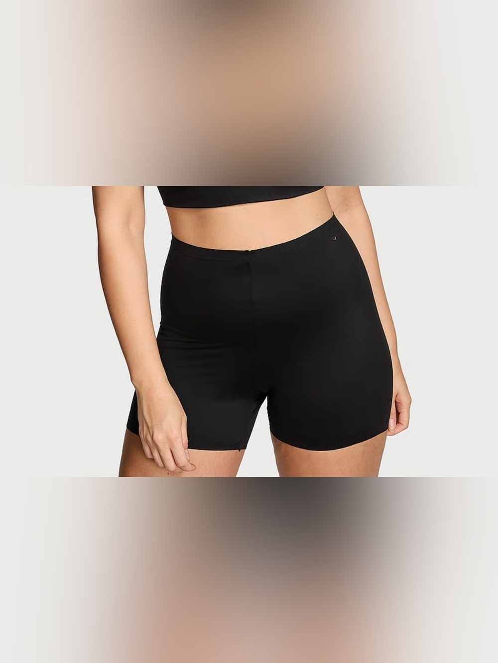 Victoria's Secret Black Bodywear FeatherSoft™ Innovation Bike Shorts Size XXL